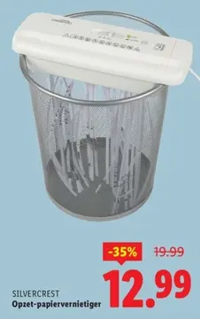 Aanbieding: Opzet-papiervernietiger