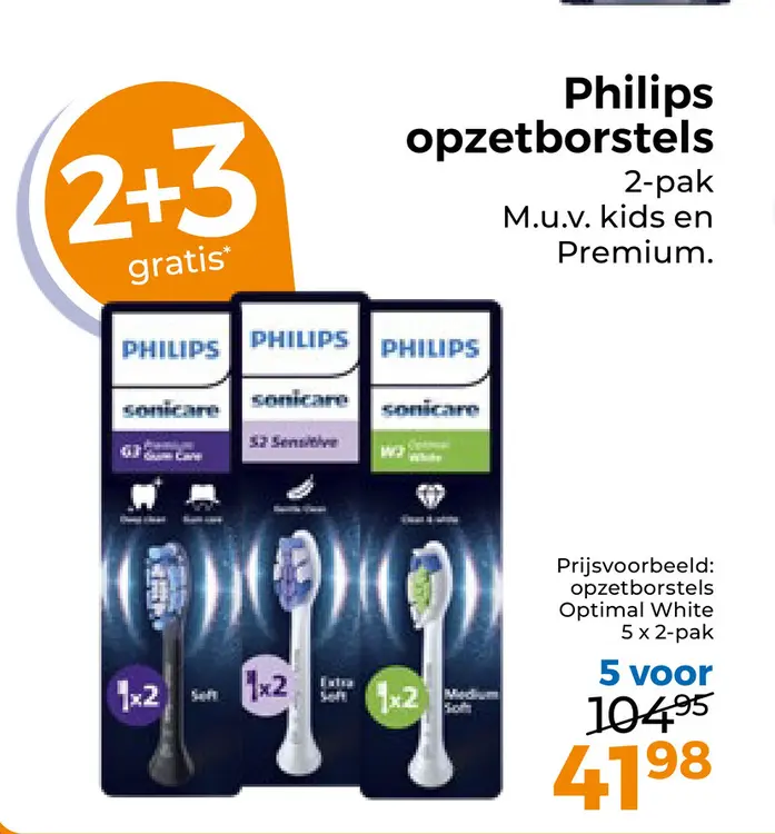 Aanbieding: Philips opzetborstels
