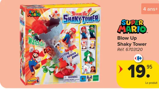 Offre: Blow Up Shaky Tower