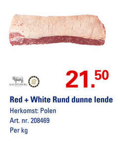 Aanbieding: Red + White Rund dunne lende