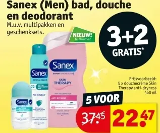 Promotie: Sanex (Men) bad, douche en deodorant