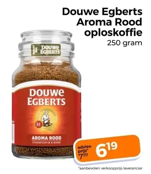Aanbieding: Aroma Rood oploskoffie