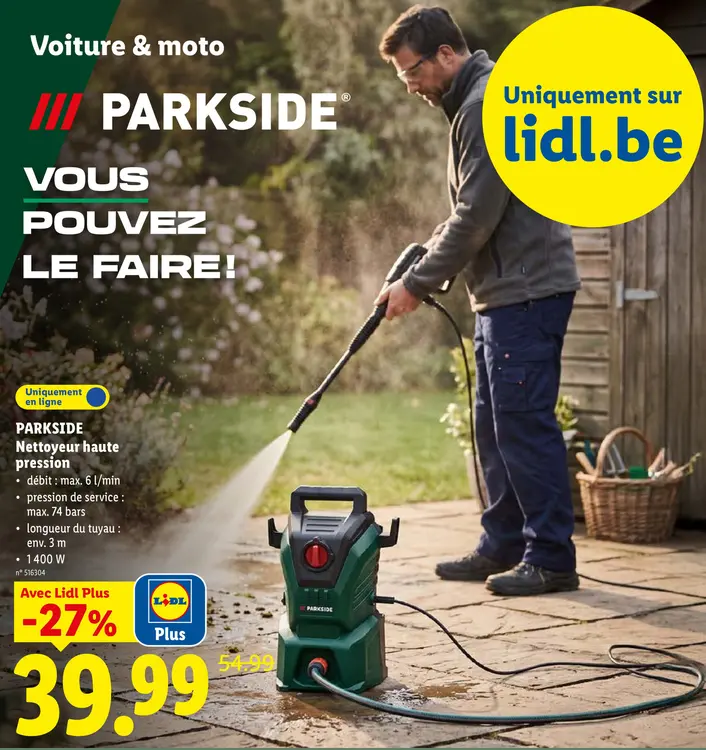 Offre: Nettoyeur haute pression