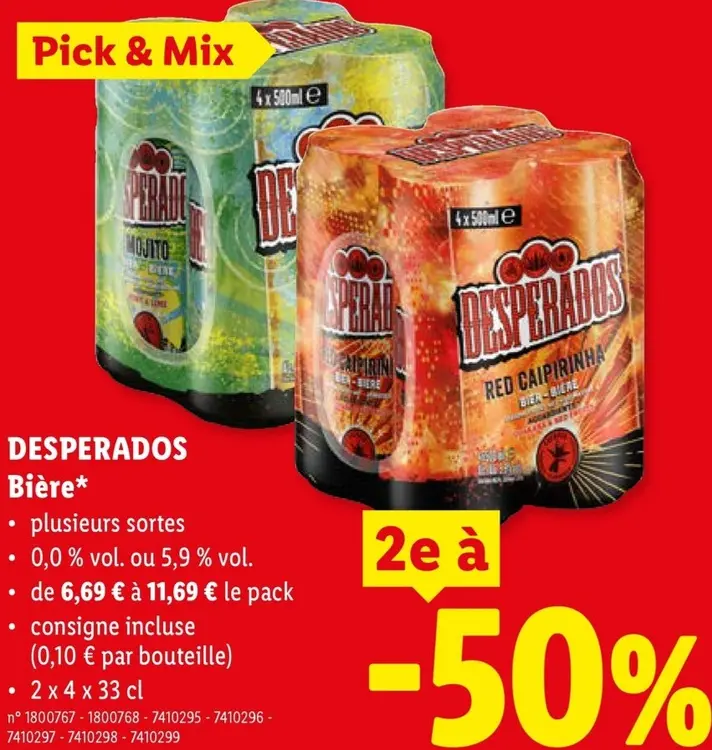 Offre: Bière