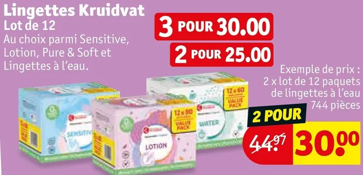 Offre: Lingettes