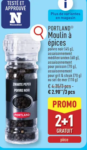 Offre: Moulin à épices