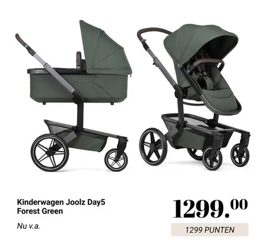 Aanbieding: Kinderwagen Joolz Day5 Forest Green