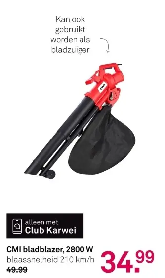 Aanbieding: bladblazer