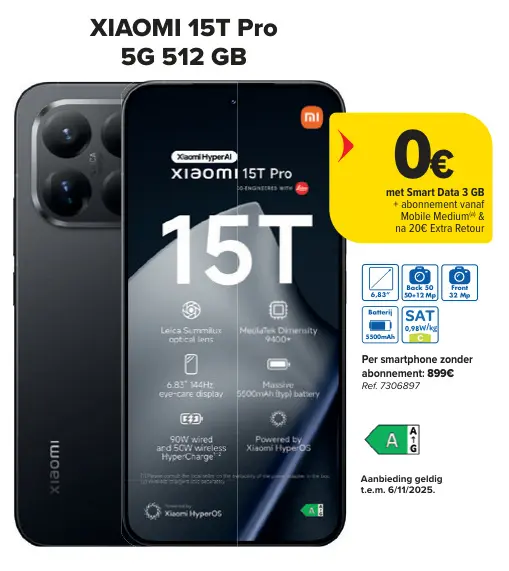 Aanbieding: XIAOMI 15T Pro