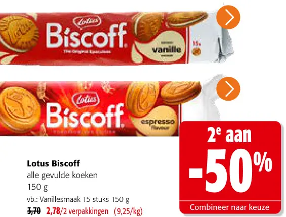 Promotie: Biscoff