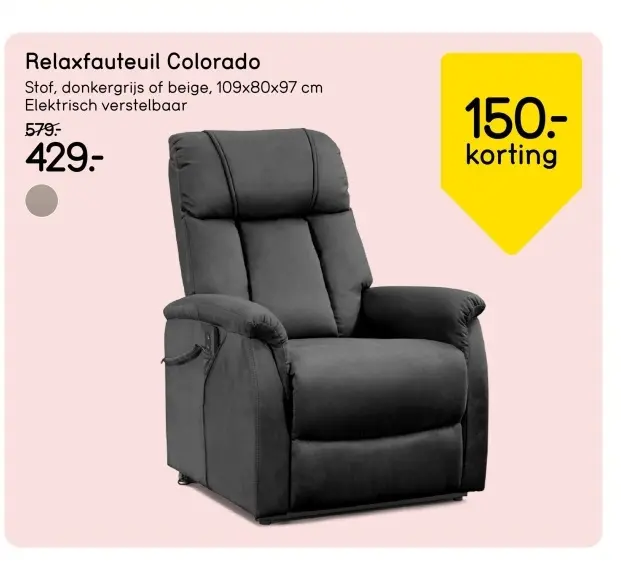 Aanbieding: Relaxfauteuil Colorado