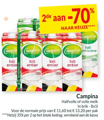 Promotie: Halfvolle of volle melk