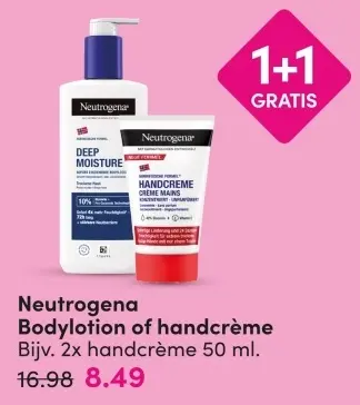 Aanbieding: Bodylotion of handcrème