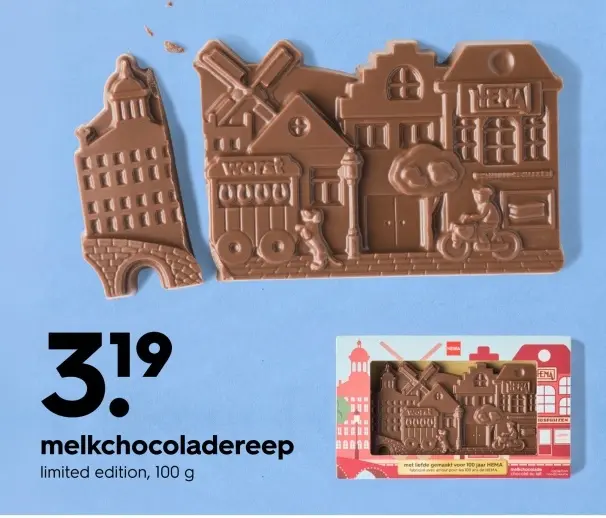 Promotie: melkchocoladereep
