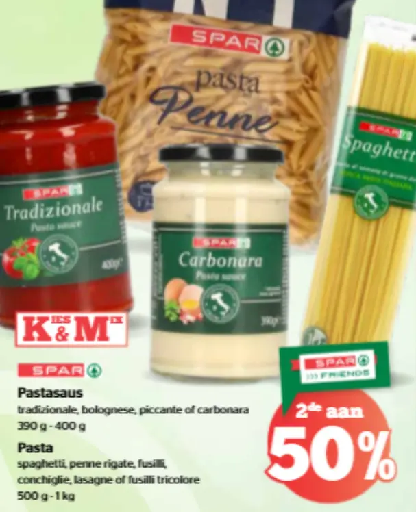 Promotie: Pastasaus en Pasta