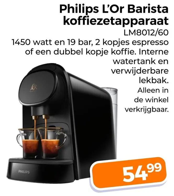 Aanbieding: L'Or Barista koffiezetapparaat