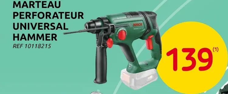 Offre: Marteau perforateur universal hammer