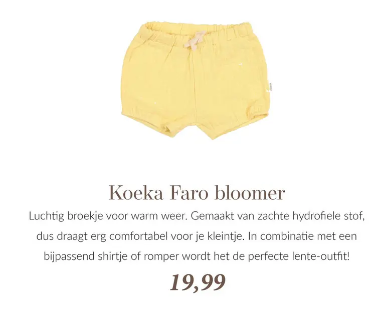 Aanbieding: Koeka Faro bloomer
