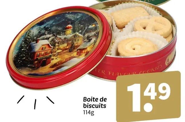 Offre: Boite de biscuits