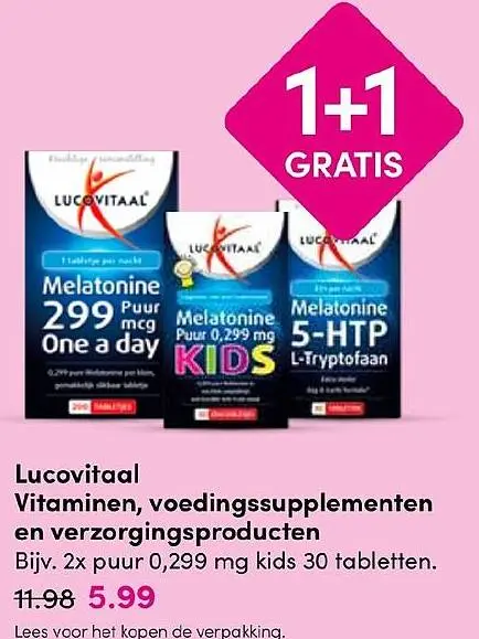 Aanbieding: Lucovitaal Vitaminen, voedingssupplementen en