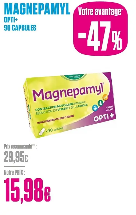 Offre: Magnepamyl opti+