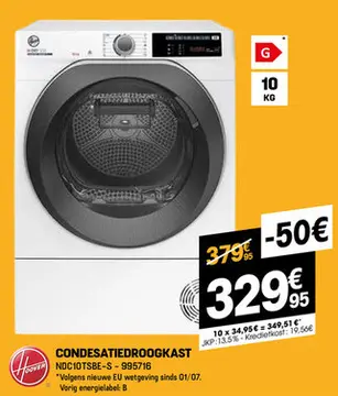 Aanbieding: Condesatiedroogkast ndc10tsbe-s-995716