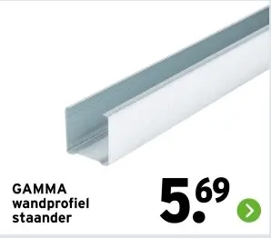 Aanbieding: wandprofiel staander