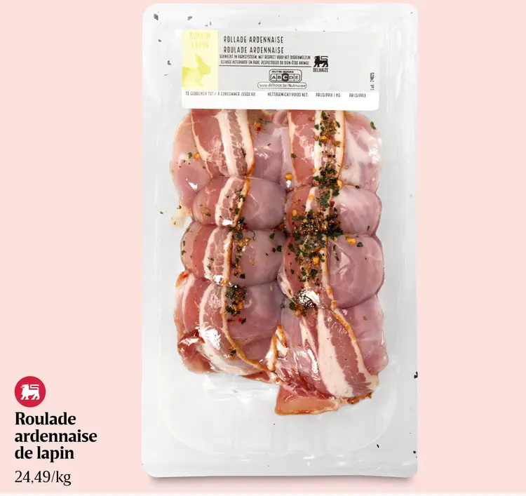 Offre: Roulade ardennaise de lapin