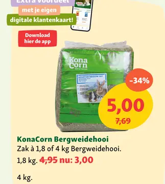 Aanbieding: KonaCorn Bergweidehooi