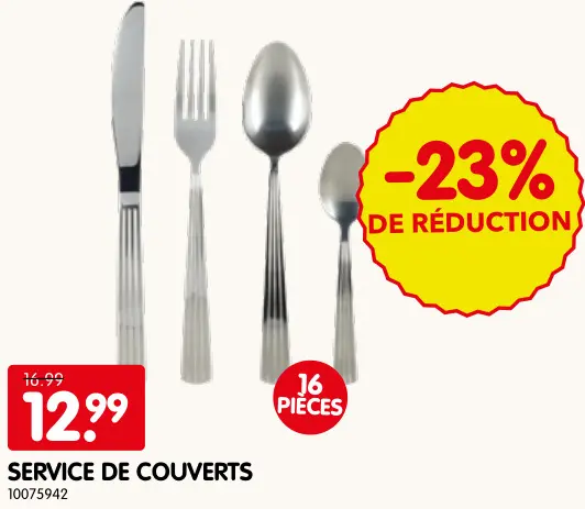 Offre: Service de couverts