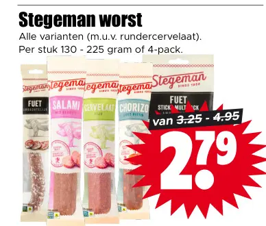 Aanbieding: Stegeman worst