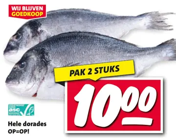 Aanbieding: Hele dorades