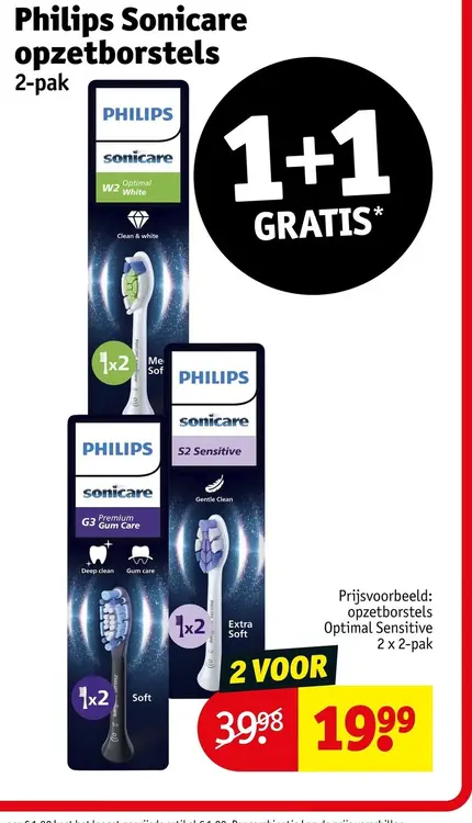 Aanbieding: Philips Sonicare opzetborstels