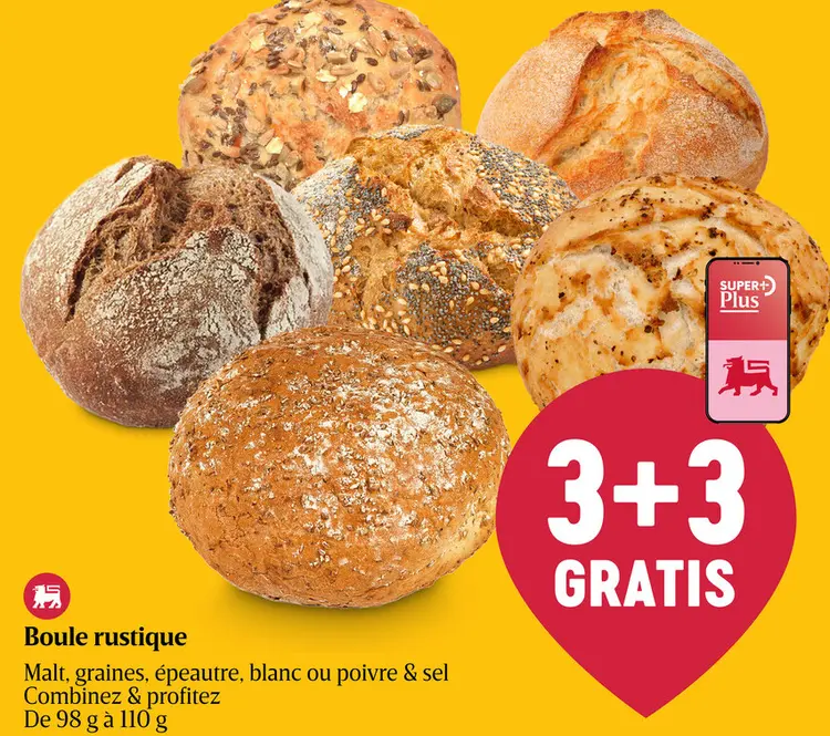 Offre: Boule rustique
