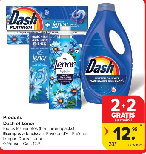 Offre: Dash et Lenor