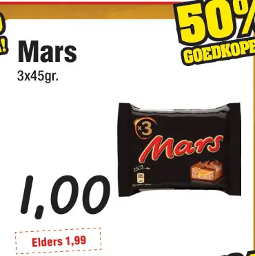 Aanbieding: Mars