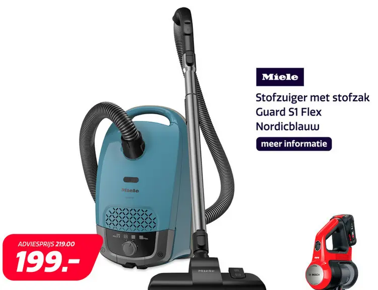 Aanbieding: Miele Guard S1 Flex PowerLine Nordicblauw