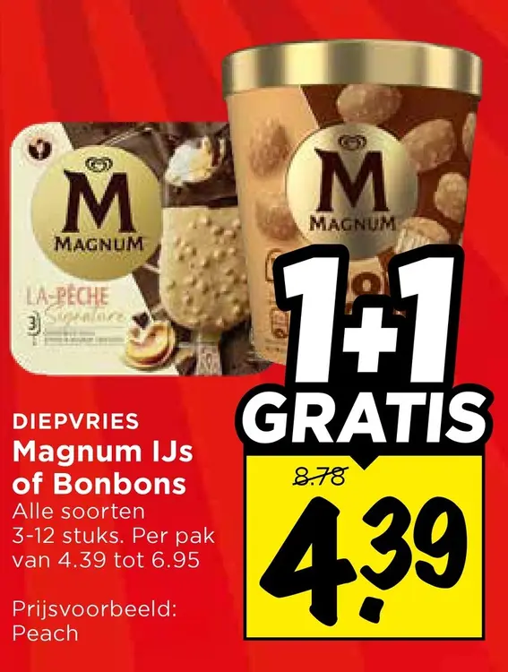 Aanbieding: Magnum IJs of Bonbons