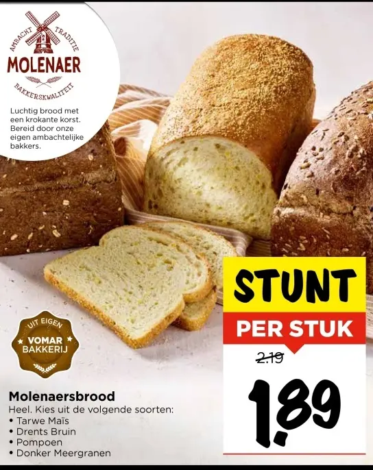 Aanbieding: Molenaersbrood