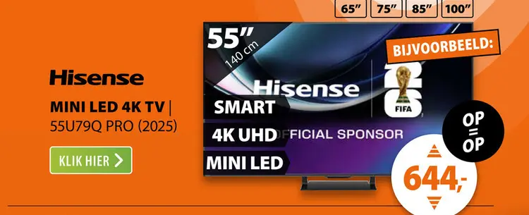 Aanbieding: Hisense MiniLED 55U79Q PRO (2025)