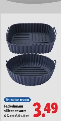 Aanbieding: Fackelmann siliconenvorm