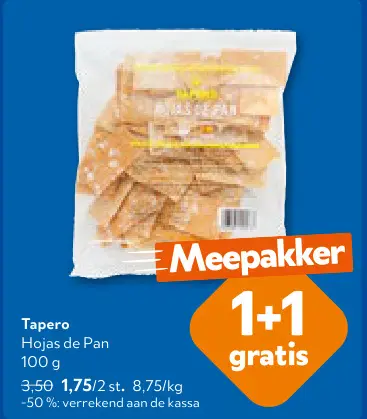 Promotie: Hojas de Pan