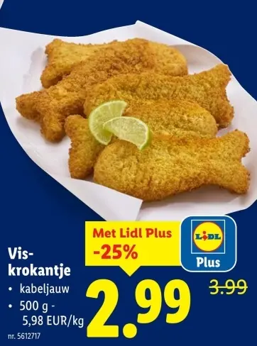 Aanbieding: Viskrokantje