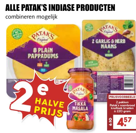 Aanbieding: Patak's Indiase Producten