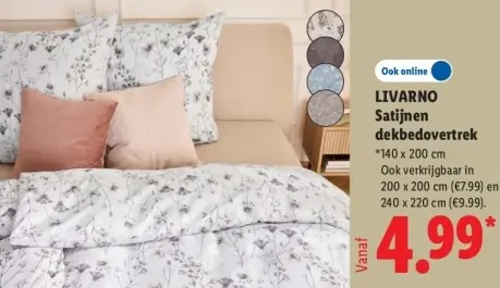 Aanbieding: Satijnen dekbedovertrek