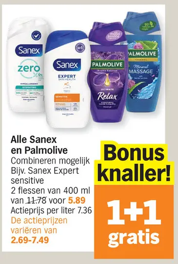 Promotie: Sanex en Palmolive