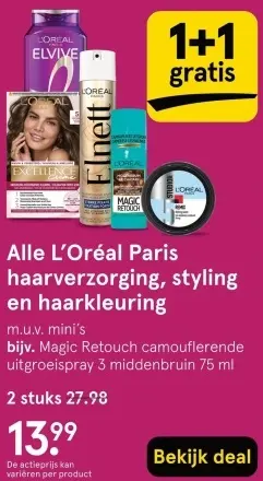 Aanbieding: Haarverzorging, styling en haarkleuring