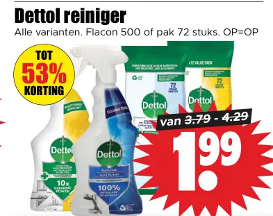 Aanbieding: Dettol reiniger