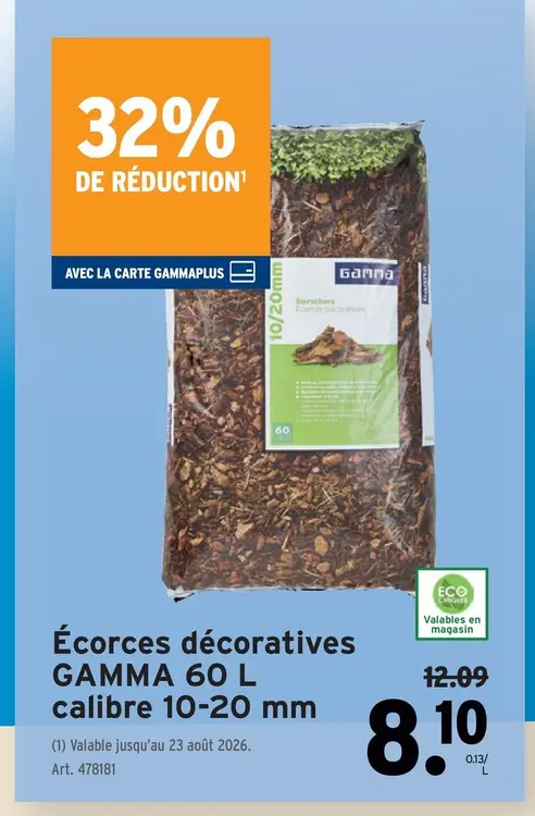Offre: Écorces décoratives