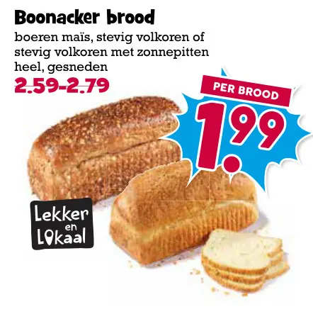 Aanbieding: Boonacker brood